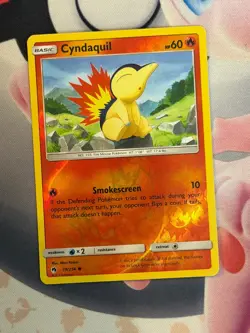 Cyndaquil 39/214 Common Lost Thunder Pokemon Reverse Holo Near Mint - Image 1