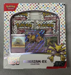 151 Alakazam ex Collection Box Pokemon Scarlet & Violet TCG **SEALED/NEW** - Image 1