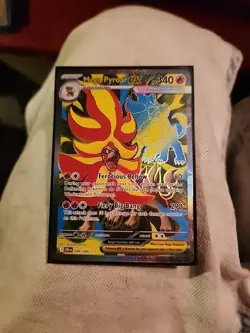 Mega Pyroar Ex 099/086 Full Art Perfect Order Pokemon TCG - Image 1