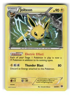 Jolteon 26/98 Holo Rare Ancient Origins Pokemon Holo Lightly Played - Image 1