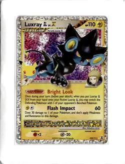 Pokemon TCG Luxray GL LV.X Classic Collection Celebrations 109/111 - Image 1