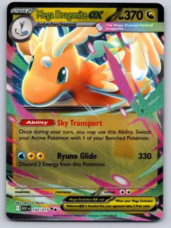 Mega Dragonite ex 152/217 Double Rare Ascended Heroes Pokemon Near Mint - Image 1