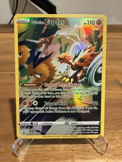 Pokemon TCG Galarian Zapdos Sword & Shield Swsh283 Holo Promo NM - Image 1