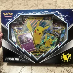 Pokemon TCG: Pikachu V Box Brilliant Stars & Fusion Strike New Factory Sealed - Image 1