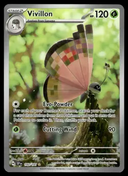Pokemon TCG SV08: Surging Sparks #193/191 Vivillon - Image 1