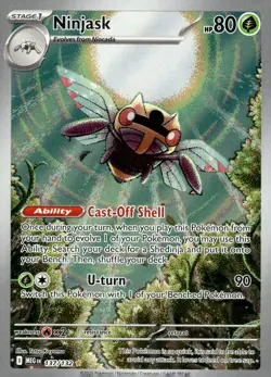 Pokemon TCG ME01: Mega Evolution #137/132 Ninjask - Image 1
