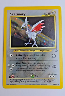 Pokemon Neo Genesis 2000 Skarmory #13/111 Holo - Image 1