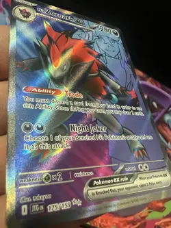 Pokemon TCG N's Zoroark ex 175/159 Ultra Rare Full Art Holo EX Journey Together - Image 3