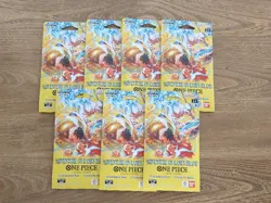 One Piece OP15-EB04 Adventure On Kami’s Island 7x Sleeved Blister Packs Sealed! - Image 1