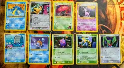 Pokemon Vintage Cards Lot (9) - Image 1