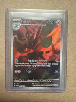 Scizor 205/197 Obsidian Flames Illustration Rare Pokemon TCG Card NM - Image 1