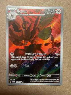 Scizor 205/197 Obsidian Flames Illustration Rare Pokemon TCG Card NM - Image 2