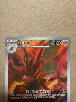 Scizor 205/197 Obsidian Flames Illustration Rare Pokemon TCG Card NM - Image 3