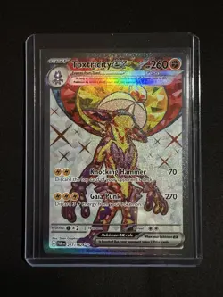 Pokemon TCG Toxtricity EX Paradox Rift Holo Ultra Rare Card 227/182 - Image 1