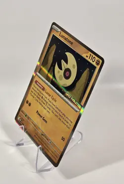 Lunatone 004 Me: Mega Evolution Promo Stamped Holo Pokemon Card - NM - Image 3