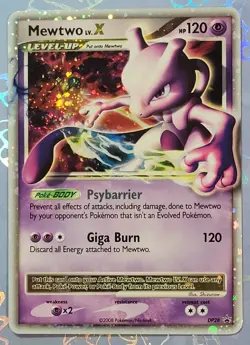 Mewtwo LV.X Black Star Promo DP28 Pokemon Card NM - Image 1