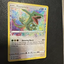 Pokemon TCG Rayquaza Vivid Voltage Holo Card 138/185 Rare - Image 1