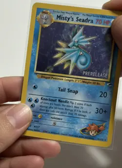 Misty's Seadra Prerelease Holo Card 009/132 WOTC NM Condition - Image 1