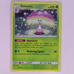 Shiinotic 17/149 Holo Sun & Moon Pokemon Card - Image 1