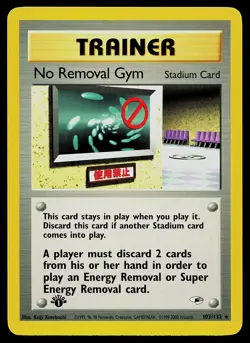 Pokemon Card - No Removal Gym Gym Heroes 103/132 Rare 1st Edition - Image 1