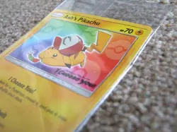 RARE Ash's Pikachu Promo Pokemon Card SM108 - I Choose You - Sealed New - Image 2