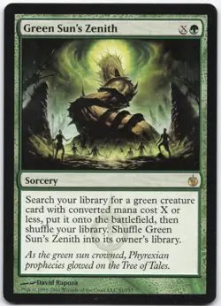 Green Sun's Zenith Normal R Mirrodin Besieged 81 NM - Image 1