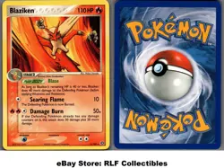 2005 Pokemon, EX Emerald Deck Exc., #1/106 Blaziken, Rare - Image 1