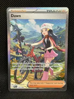 Pokemon TCG DAWN 129/094 ME02: Phantasmal Flames Special Illustration Rare SIR - Image 1