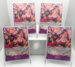 Baby 5 Playset - OP10-076 x4 - Royal Blood - One Piece TCG - English - Image 1