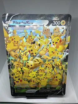 Pikachu V-UNION Jumbo Card Holo Pokemon Oversized - Image 1