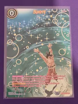 Dragon Ball Card Game Son Goku Spirit SPR Super Rare Three Glorious Fighters - Image 1