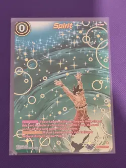 Dragon Ball Card Game Son Goku Spirit SPR Super Rare Three Glorious Fighters - Image 2