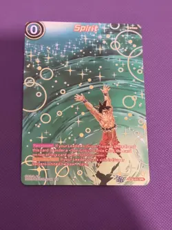 Dragon Ball Card Game Son Goku Spirit SPR Super Rare Three Glorious Fighters - Image 4