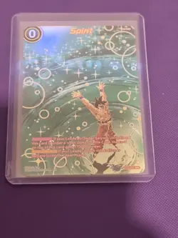 Dragon Ball Card Game Son Goku Spirit SPR Super Rare Three Glorious Fighters - Image 5