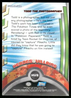 Pokemon Cards Todd #120 Topps Trading Cards Series 2 NM *2 - Image 2