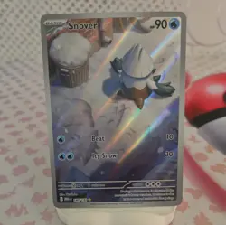 Pokemon TCG - Snover 140/132 - Mega Evolution - Illustration Rare Card - Image 1