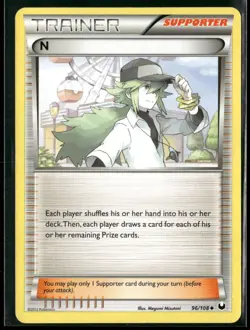 N 96/108 Uncommon Dark Explorers Pokemon Lightly Played - Image 1