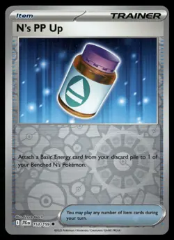 N's PP Up 153/159 Uncommon Journey Together Pokemon Reverse Holo Near Mint - Image 1
