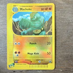 The Pokemon Company Expedition Machoke 085/165 Reverse Holo EN 2002 80 HP - Image 1