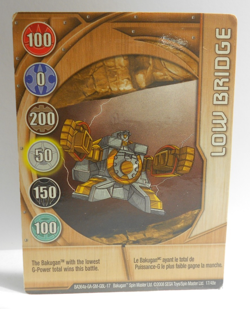 Bakugan Card - Low Bridge - Copper Gate Card - BA364a - 17/48e - 2008 - Image 1