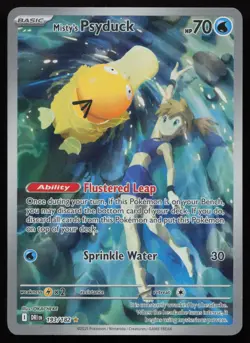 Misty's Psyduck 193/182 Illustration Rare Destined Rivals Pokemon English NM - Image 1
