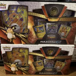 (2) two Sealed Pokemon Shining Legends Raichu GX Special Collection Box - Image 1