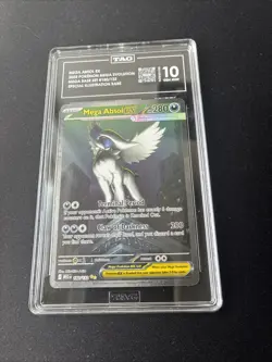 TAG 10 Mega Absol ex 180/132 POKEMON TCG Mega Evolution Holo Psa 10 SIR GEM MINT - Image 2
