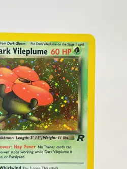 DARK VILEPLUME 2000 Pokemon Team Rocket Rare Holo POKEMON 13/82 - Image 4
