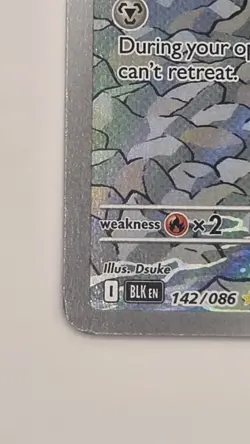 Pokemon TCG Pawniard 142/086 Sv: Black Bolt Illustration Rare Holo EN - Image 4