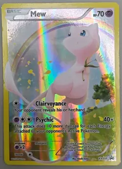 Mew XY110 Black Star Promo Pokemon TCG - LP - Image 1