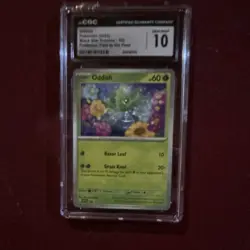 CGC 10 Oddish #102 2023 Black Star Promos Holo Promo Graded Pokemon TCG - Image 1