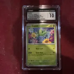 CGC 10 Oddish #102 2023 Black Star Promos Holo Promo Graded Pokemon TCG - Image 3
