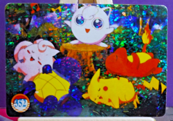 POKEMON POCKET MONSTERS VENDING PRISM STICKER 352 PIKACHU CHARMANDER SQUIRTLE - Image 1