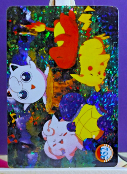 POKEMON POCKET MONSTERS VENDING PRISM STICKER 352 PIKACHU CHARMANDER SQUIRTLE - Image 2